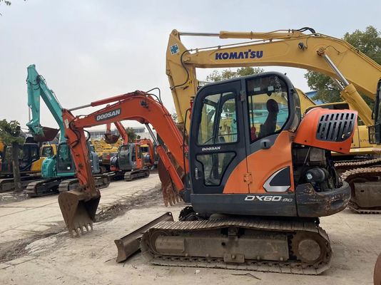 2018 Jahr Gebraucht Doosan DX60-9C Mini Bagger in ausgezeichnetem Zustand/Braucht Doosan Mini Bagger zum Verkauf