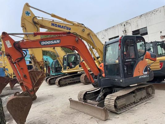 2018 Jahr Gebraucht Doosan DX60-9C Mini Bagger in ausgezeichnetem Zustand/Braucht Doosan Mini Bagger zum Verkauf