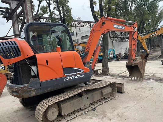 2018 Jahr Gebraucht Doosan DX60-9C Mini Bagger in ausgezeichnetem Zustand/Braucht Doosan Mini Bagger zum Verkauf