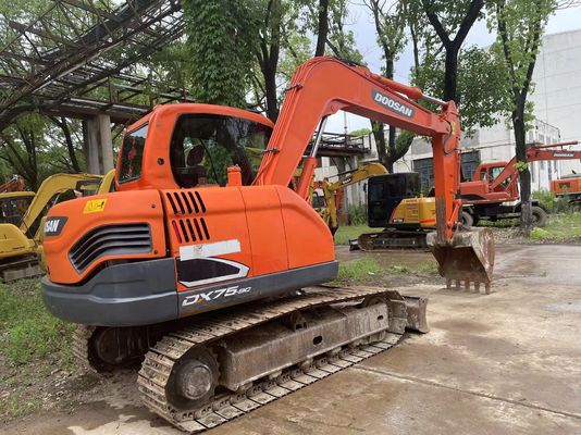 Doosan DX75-9C Gebraucht Mini Bagger 2017 Jahr Sichtbarkeit und Sicherheit