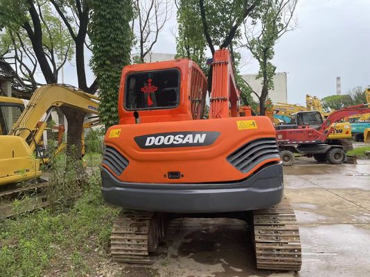 Doosan DX75-9C Gebraucht Mini Bagger 2017 Jahr Sichtbarkeit und Sicherheit