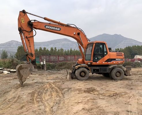 Originalfarbe Gebraucht Doosan DH210W-7 Radbagger in gutem Zustand/Braucht Doosan Radbagger zum Verkauf