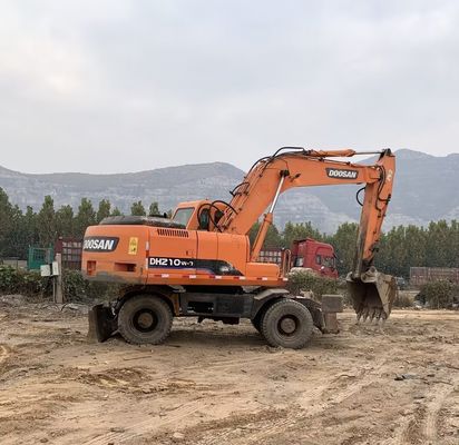 Originalfarbe Gebraucht Doosan DH210W-7 Radbagger in gutem Zustand/Braucht Doosan Radbagger zum Verkauf
