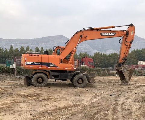 Originalfarbe Gebraucht Doosan DH210W-7 Radbagger in gutem Zustand/Braucht Doosan Radbagger zum Verkauf