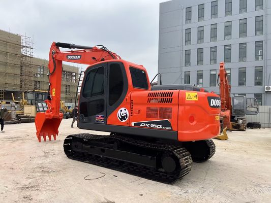 Crawler Montiert DX150-9C Gebraucht Doosan Bagger Original Korea Vielseitigkeit