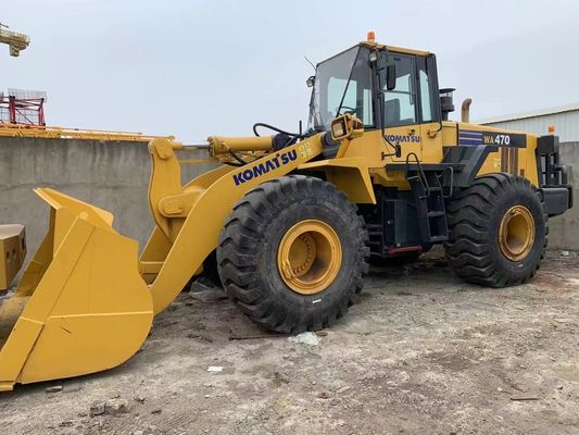 Farbe neu streichen Gebrauchtradlader Komatsu WA470-6 Gebrauchtlader