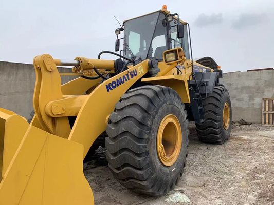 Farbe neu streichen Gebrauchtradlader Komatsu WA470-6 Gebrauchtlader