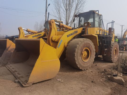 Gebrauchtes Komatsu WA500 6-Radlader WA600-6 Kraftstoffeffizienz für den Bau