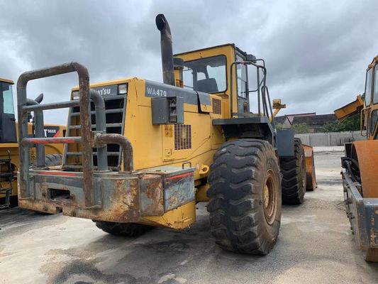 Originalfarbe Gebraucht Komatsu WA470-3 Radlader in ausgezeichnetem Zustand