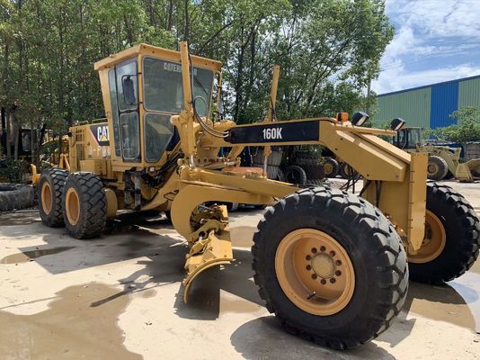 CAT 160K Gebrauchtmotor-Graderer Hochleistungs-Gebraucht Caterpillar Motor-Graderer