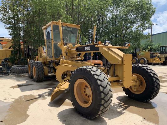 CAT 160K Gebrauchtmotor-Graderer Hochleistungs-Gebraucht Caterpillar Motor-Graderer
