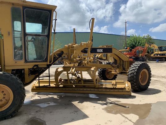 CAT 160K Gebrauchtmotor-Graderer Hochleistungs-Gebraucht Caterpillar Motor-Graderer