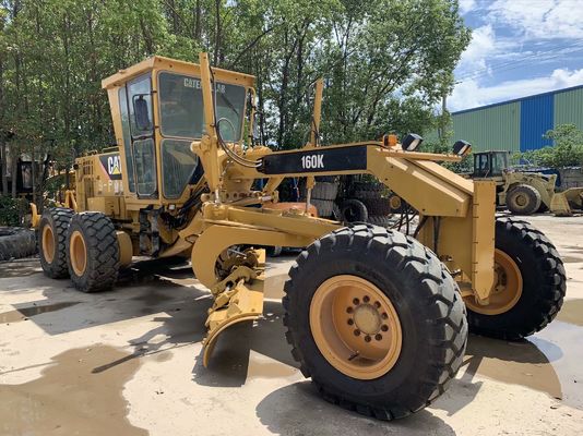 CAT 160K Gebrauchtmotor-Graderer Hochleistungs-Gebraucht Caterpillar Motor-Graderer