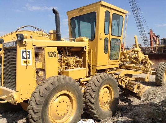 Schwerlast 12G Gebraucht Caterpillar Motor Grader Geräuschreduzierung Einfache Bedienung