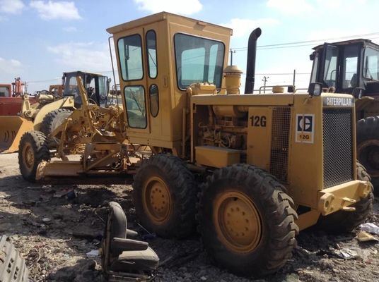 Schwerlast 12G Gebraucht Caterpillar Motor Grader Geräuschreduzierung Einfache Bedienung