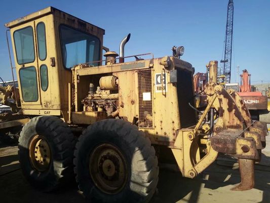 Schwerlast 12G Gebraucht Caterpillar Motor Grader Geräuschreduzierung Einfache Bedienung