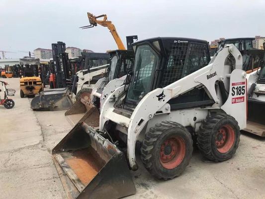 Originalfarbe S185 Gebraucht Bobcat-Skid-Ladegeräte Sicherheit Betrieb in gutem Zustand