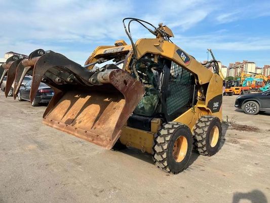CAT 246C Originalfarbe Gebrauchtes Schieberegler-Lader Sicherheit und Genauigkeit in gutem Zustand
