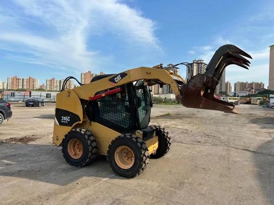 CAT 246C Originalfarbe Gebrauchtes Schieberegler-Lader Sicherheit und Genauigkeit in gutem Zustand