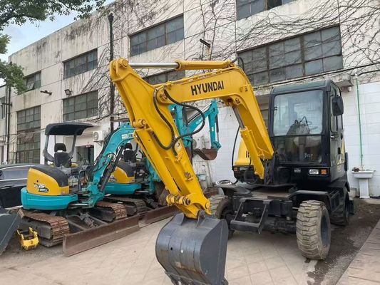 Gebrauchtes R60W-7 Mini Hyundai Radbagger Stabil und hohe Effizienz