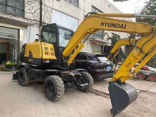 Gebrauchtes R60W-7 Mini Hyundai Radbagger Stabil und hohe Effizienz
