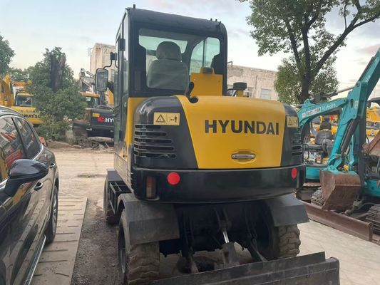 Gebrauchtes R60W-7 Mini Hyundai Radbagger Stabil und hohe Effizienz