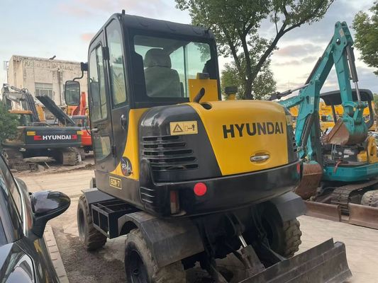 Gebrauchtes R60W-7 Mini Hyundai Radbagger Stabil und hohe Effizienz