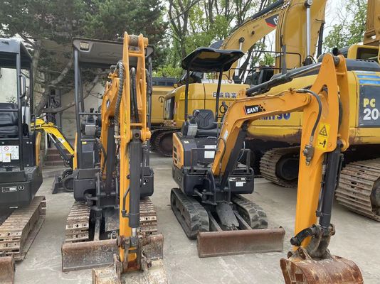 Gebraucht SANY SY16C Mini Bagger reibungslos für die Gartenarbeit