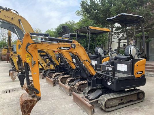 Gebraucht SANY SY16C Mini Bagger reibungslos für die Gartenarbeit