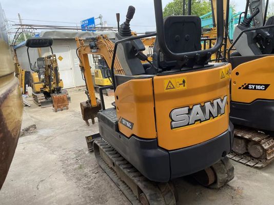 Gebraucht SANY SY16C Mini Bagger reibungslos für die Gartenarbeit
