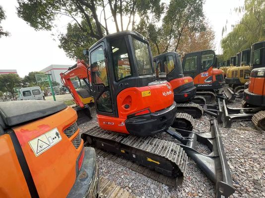 Farbe neu streichen Gebraucht Kubota KX163-5 Mini Crawler Bagger in ausgezeichnetem Zustand/Kubota Bagger mit EPA Motor und Schwingarm