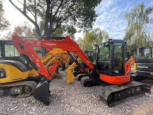 Farbe neu streichen Gebraucht Kubota KX163-5 Mini Crawler Bagger in ausgezeichnetem Zustand/Kubota Bagger mit EPA Motor und Schwingarm