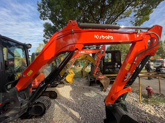 Farbe neu streichen Gebraucht Kubota KX163-5 Mini Crawler Bagger in ausgezeichnetem Zustand/Kubota Bagger mit EPA Motor und Schwingarm