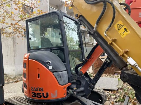 Original Japan Gebraucht Hitachi ZX35U-5N Mini Bagger in ausgezeichnetem Zustand/Gebraucht japanischer Mini Bagger mit Schwungarm und EPA-Motor