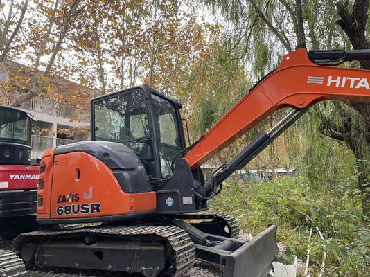 Original Japan Gebraucht Hitachi ZX68USR-5A Crawler Bagger in ausgezeichnetem Zustand