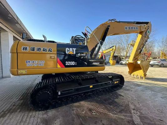 Gelb Original Japan Gebraucht CAT Bagger 320D2 Caterpillar Crawler Bagger