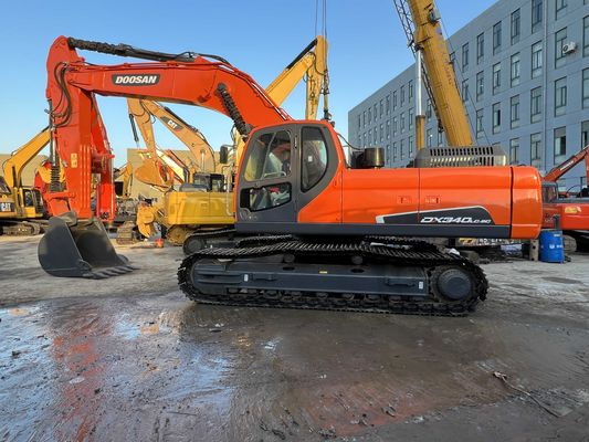 Farbe wieder aufsetzen verwendet Doosan DX340LC-9C Crawler Bagger in ausgezeichnetem Zustand