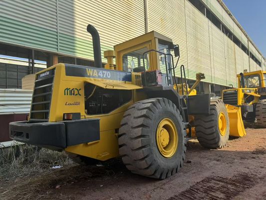 Farbe WA470-3 Gebrauchtes Komatsu-Radlader für den Bau Mittlerer Osten