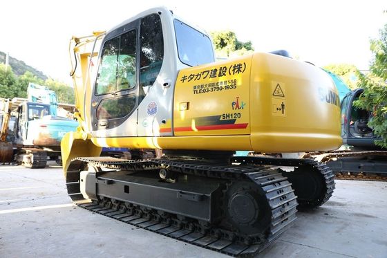 Original japanische gebrauchte Sumitomo SH120-6 Crawler Bagger in ausgezeichnetem Zustand
