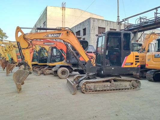 2020 Jahr Gebraucht SANY SY60C-9 Mini Crawler Bagger Originalfarbe