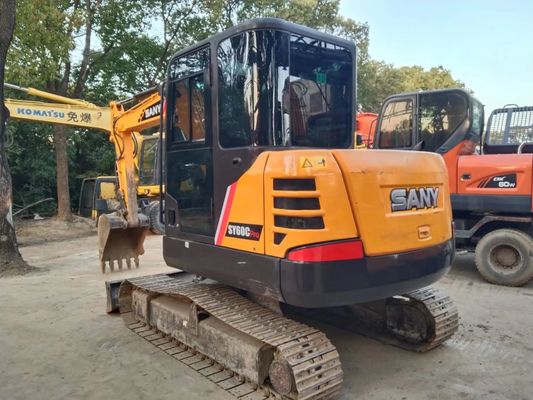 2020 Jahr Gebraucht SANY SY60C-9 Mini Crawler Bagger Originalfarbe