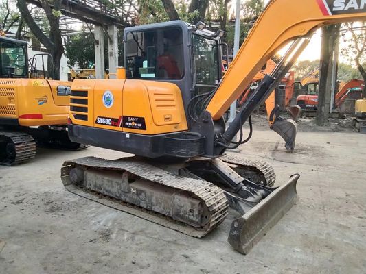 2020 Jahr Gebraucht SANY SY60C-9 Mini Crawler Bagger Originalfarbe