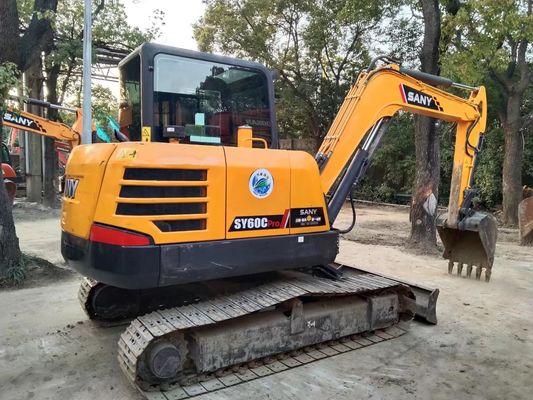 2020 Jahr Gebraucht SANY SY60C-9 Mini Crawler Bagger Originalfarbe