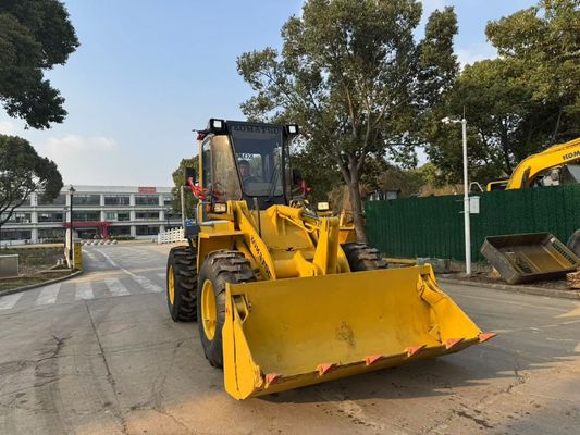 Original Japan Gebraucht Komatsu WA100-1 Radlader im Garten