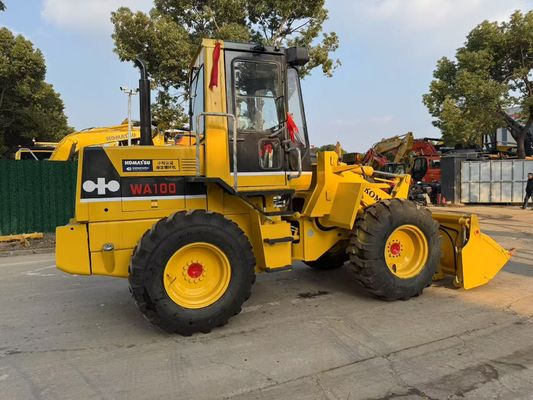 Original Japan Gebraucht Komatsu WA100-1 Radlader im Garten