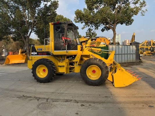 Original Japan Gebraucht Komatsu WA100-1 Radlader im Garten