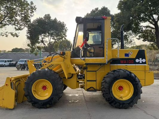 Original Japan Gebraucht Komatsu WA100-1 Radlader im Garten