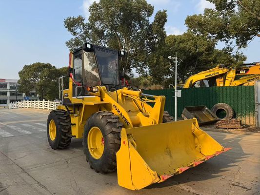 Original Japan Gebraucht Komatsu WA100-1 Radlader im Garten