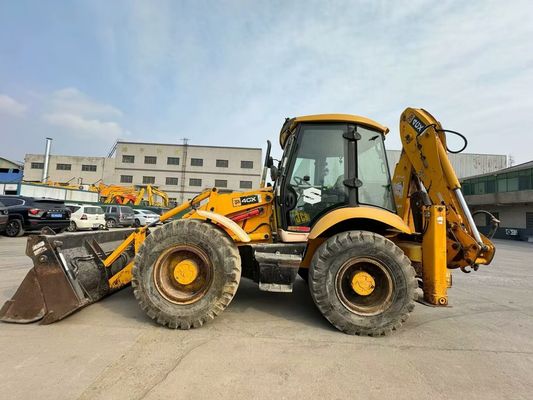 Original UK Gebraucht JCB 4CX Backhoe-Lader mit vier in einem Eimer / Gebraucht JCB Backhoe-Lader heiß verkaufen