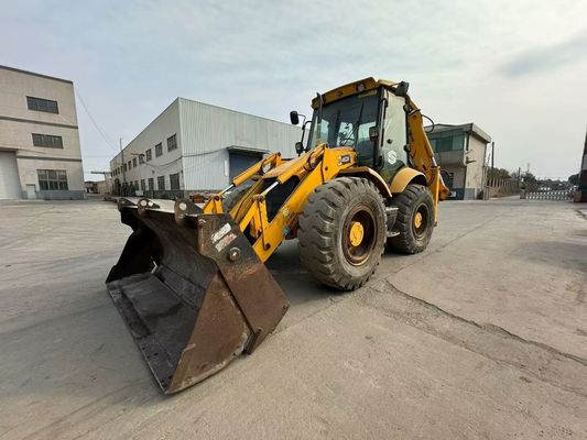 Original UK Gebraucht JCB 4CX Backhoe-Lader mit vier in einem Eimer / Gebraucht JCB Backhoe-Lader heiß verkaufen